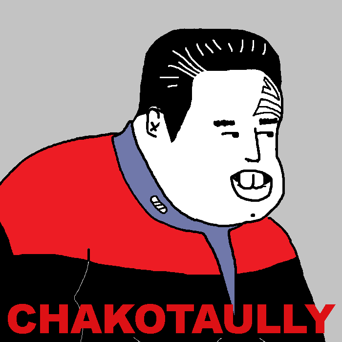 Commander Chakotay (Robert Beltran) from Star Trek: Voyager.