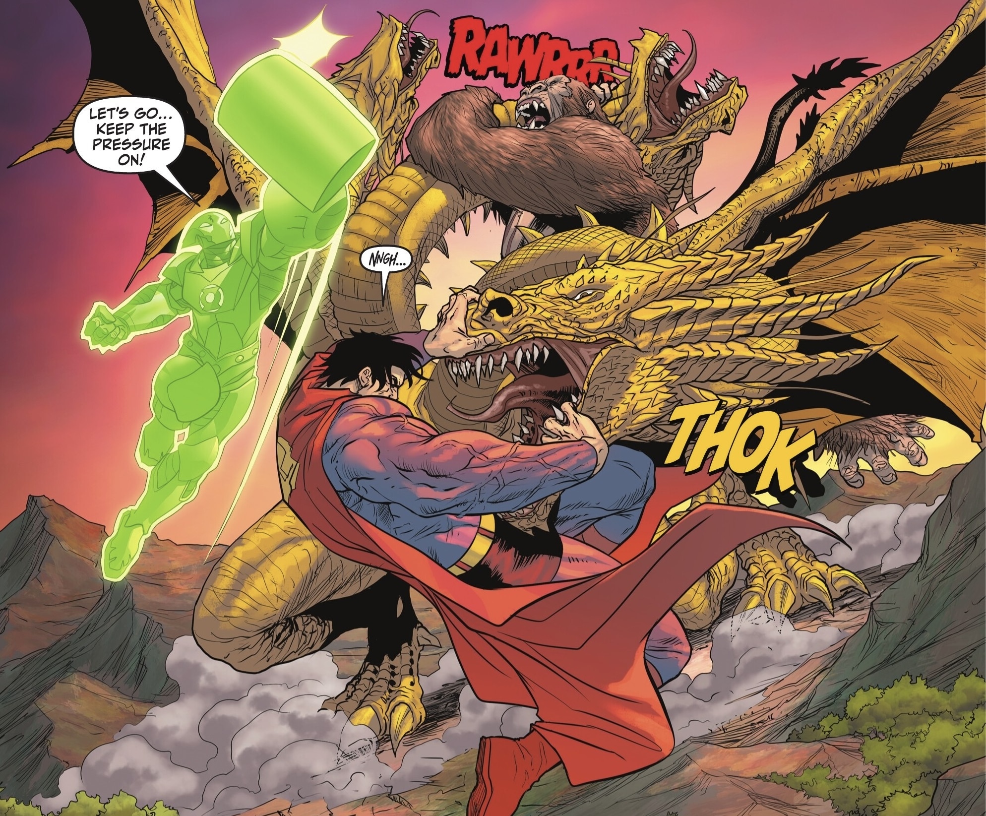 LET'S GO... KEEP THE PRESSURE ON! RAWBER NNGH... :000 THOK личин