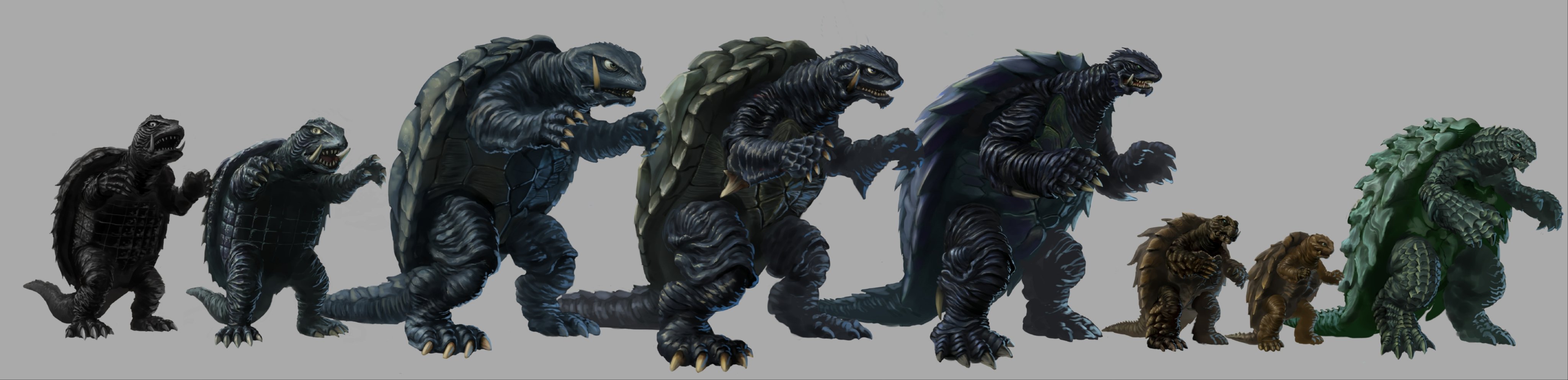 Gamera size comparison | Gamera | Know Your Meme