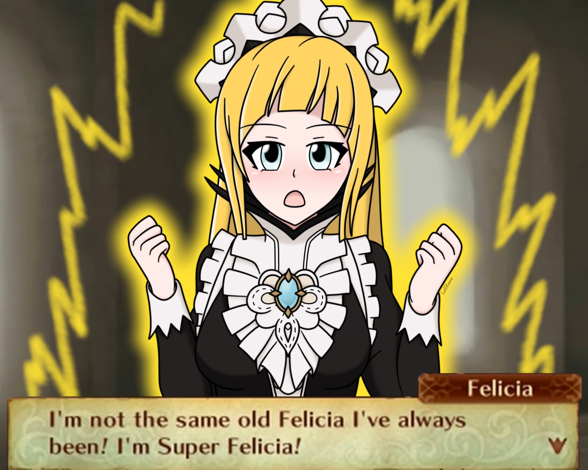 جانان Latikamu I'm not the same old Felicia I've always been! I'm Super Felicia! Felicia