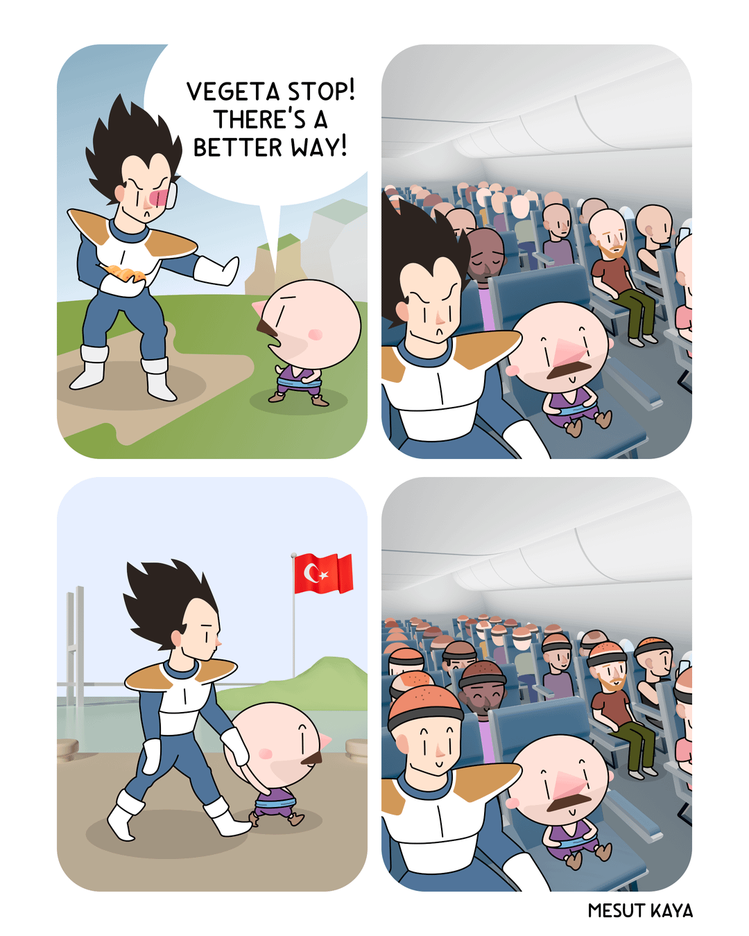 VEGETA STOP! THERE'S A BETTER WAY! MESUT KAYA