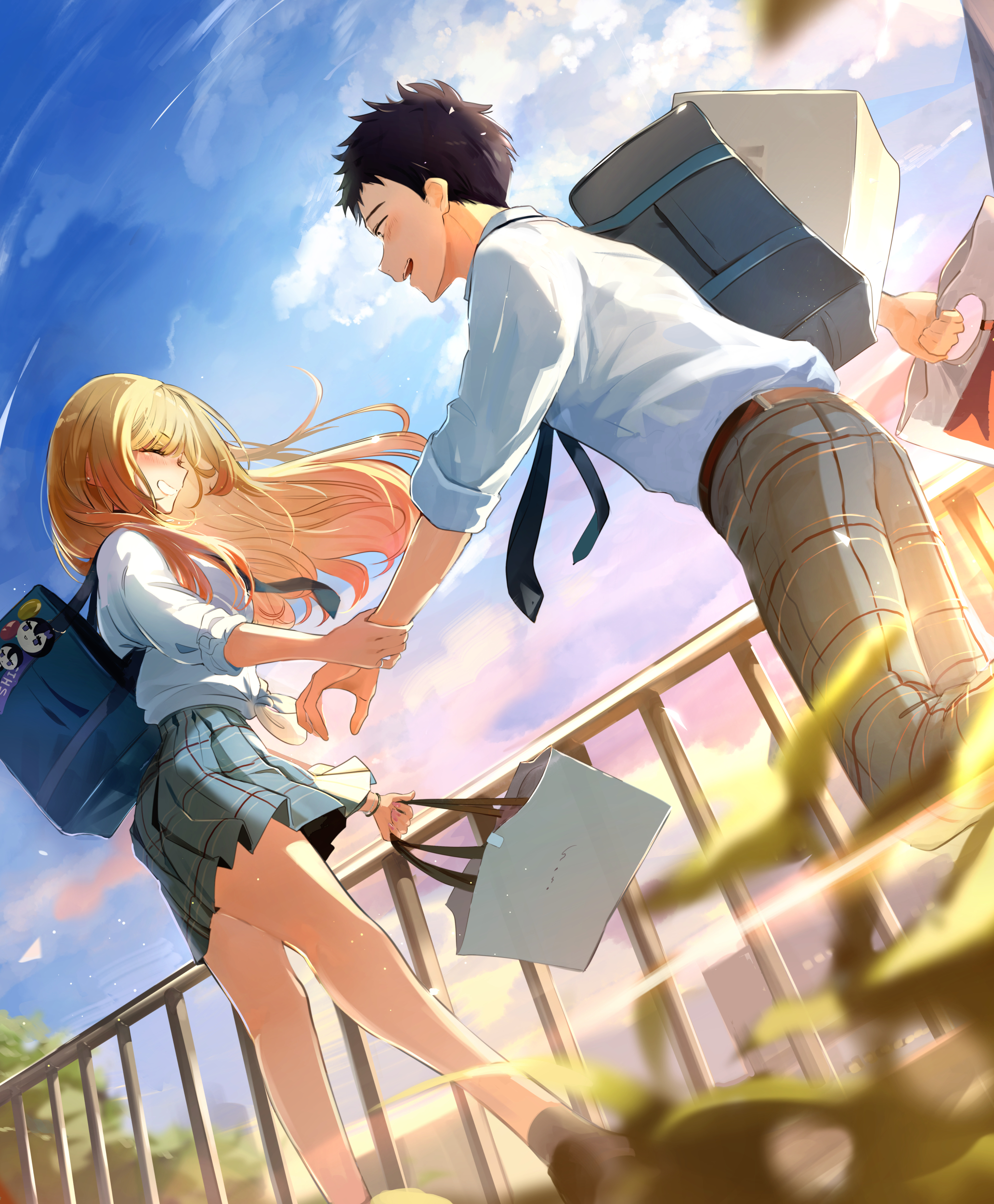 Marin and Wakana by 雪丸ぬん