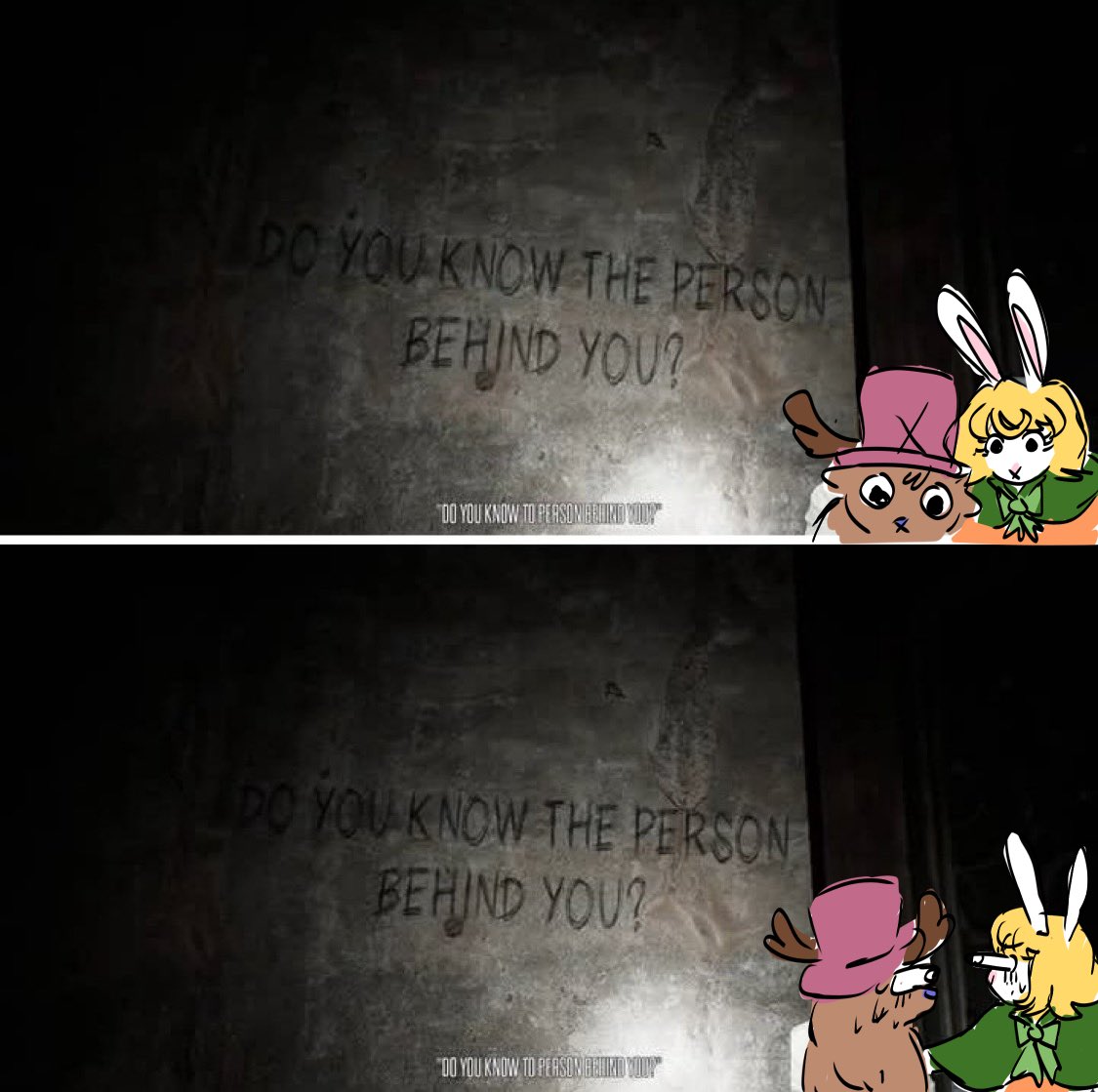 DO YOU KNOW THE PERSON BEHIND YOU? DO YOU KNOW TO PERSONBEHIND WOOK" DO YOU KNOW THE PERSON BEHIND YOU? DO YOU KNOW TO PERSON BEHIND YOU?"
