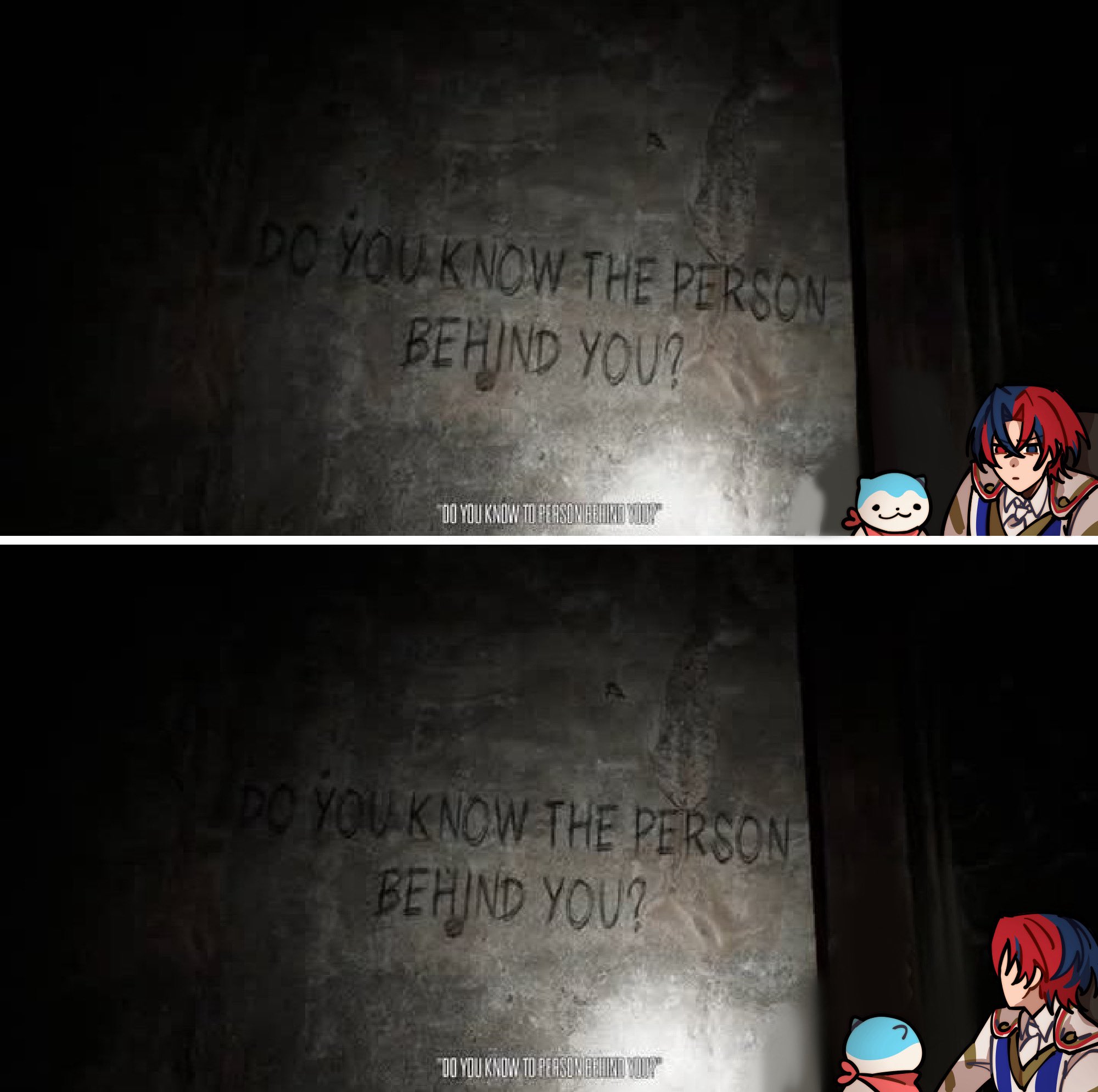 DO YOU KNOW THE PERSON BEHIND YOU? DO YOU KNOW TO PERSON BEHIND WOOK" DO YOU KNOW THE PERSON BEHIND YOU? "DO YOU KNOW TO PEASON BEHIND YOU"