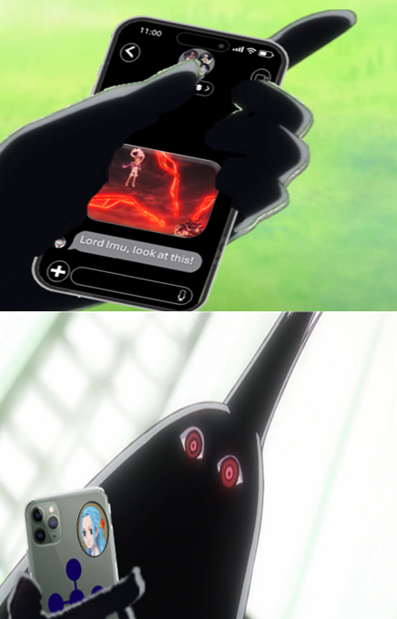 + 11:00 Lord Imu, look at this!