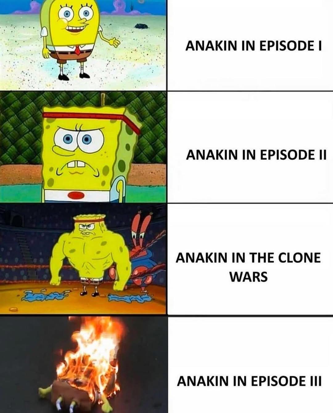 ANAKIN IN EPISODE I ANAKIN IN EPISODE II ANAKIN IN THE CLONE WARS ANAKIN IN EPISODE III