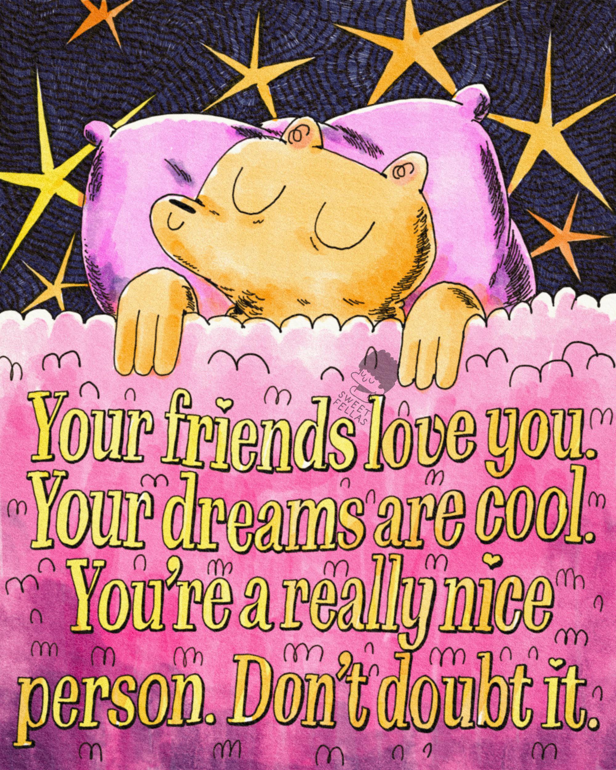 C C M M Your friends love you Your dreams are cool You're a really nice™ n M m M m n M M 0 M person. Don't doubt it. M M M 02 M