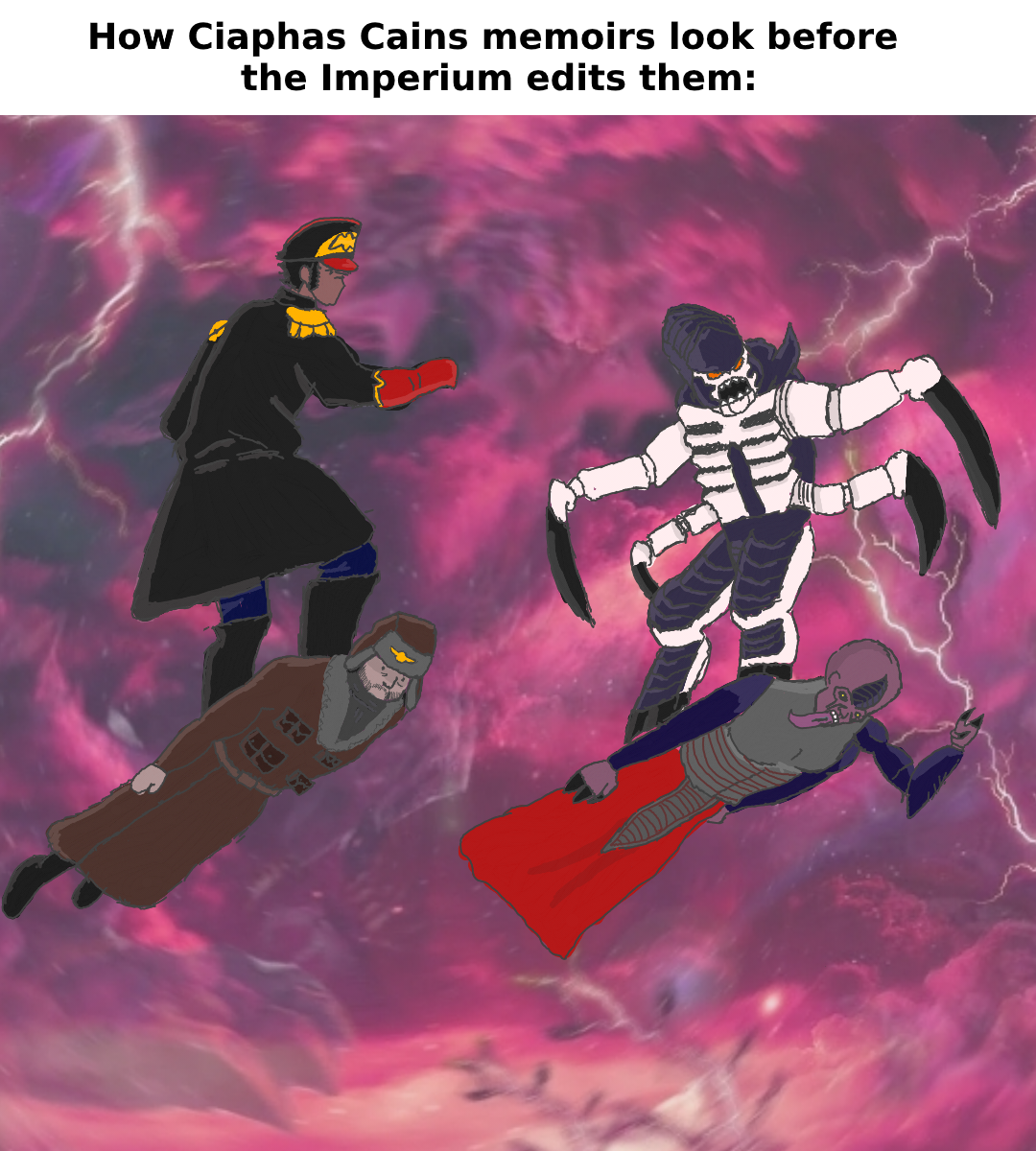 The [REDACTED] adventures of Ciaphas Cain. | /r/grimdank | Know Your Meme