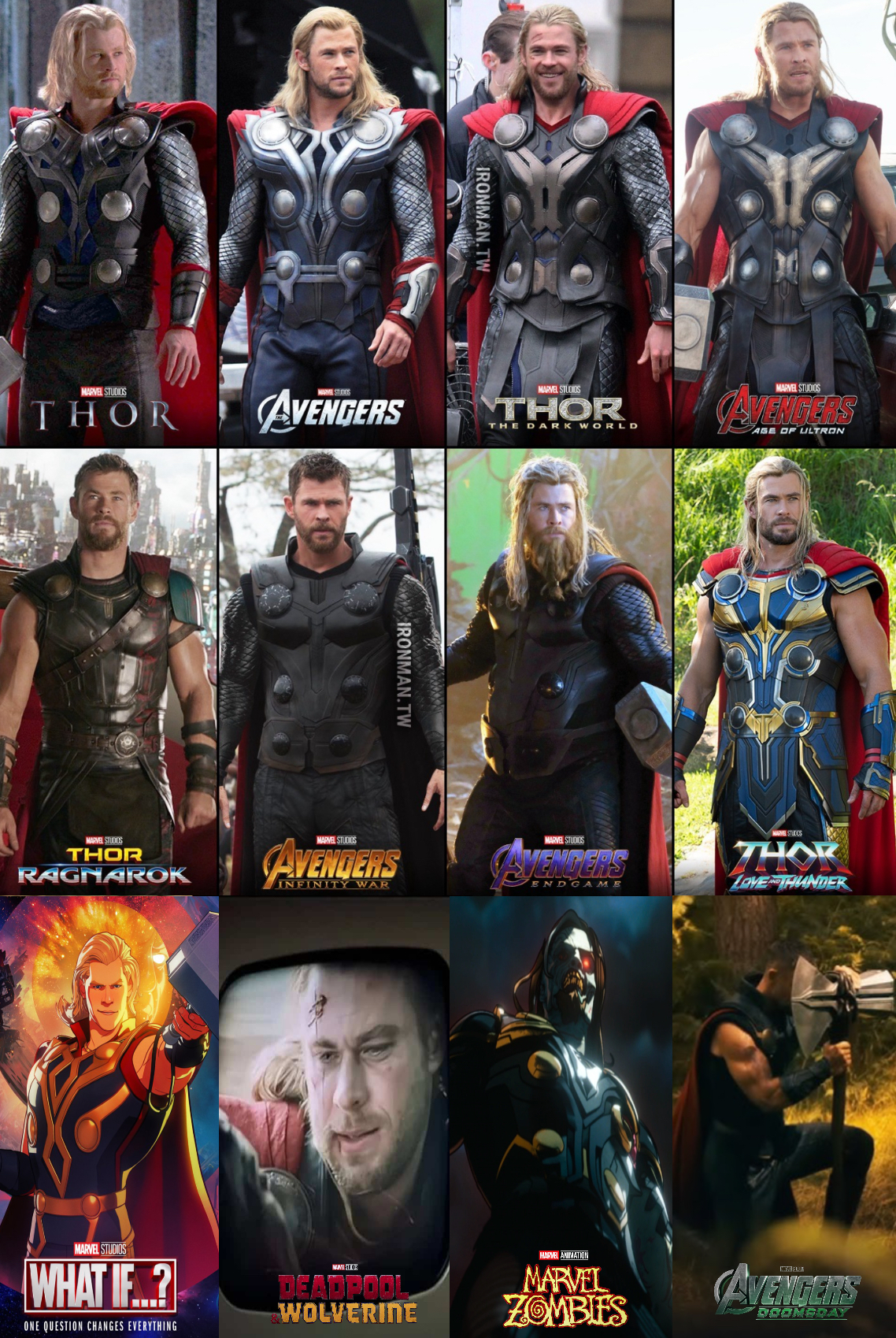 IRONMAN.TW MARVEL STUDIOS THOR MARVEL STUDIOS AVENGERS MARVEL STUDIOS THOR RAGNAROK MARVEL STUDIOS THOR THE DARK WORLD MARVEL STUDIOS CAVENGERS AGE OF ULTRON IRONMAN.TW MARVEL STUDIOS AVENGERS INFINITY WAR MARVEL STUDIOS AVENDERS ENDGAME MARVEL STUDIOS THO LOVE THUNDER MARVEL STUDIOS WHAT IF...? ONE QUESTION CHANGES EVERYTHING MAVELLO DEADPOOL WOLVERINE MARVEL ANIMATION MARVEL ZOMBIES AVENGERS DOOMSDAY
