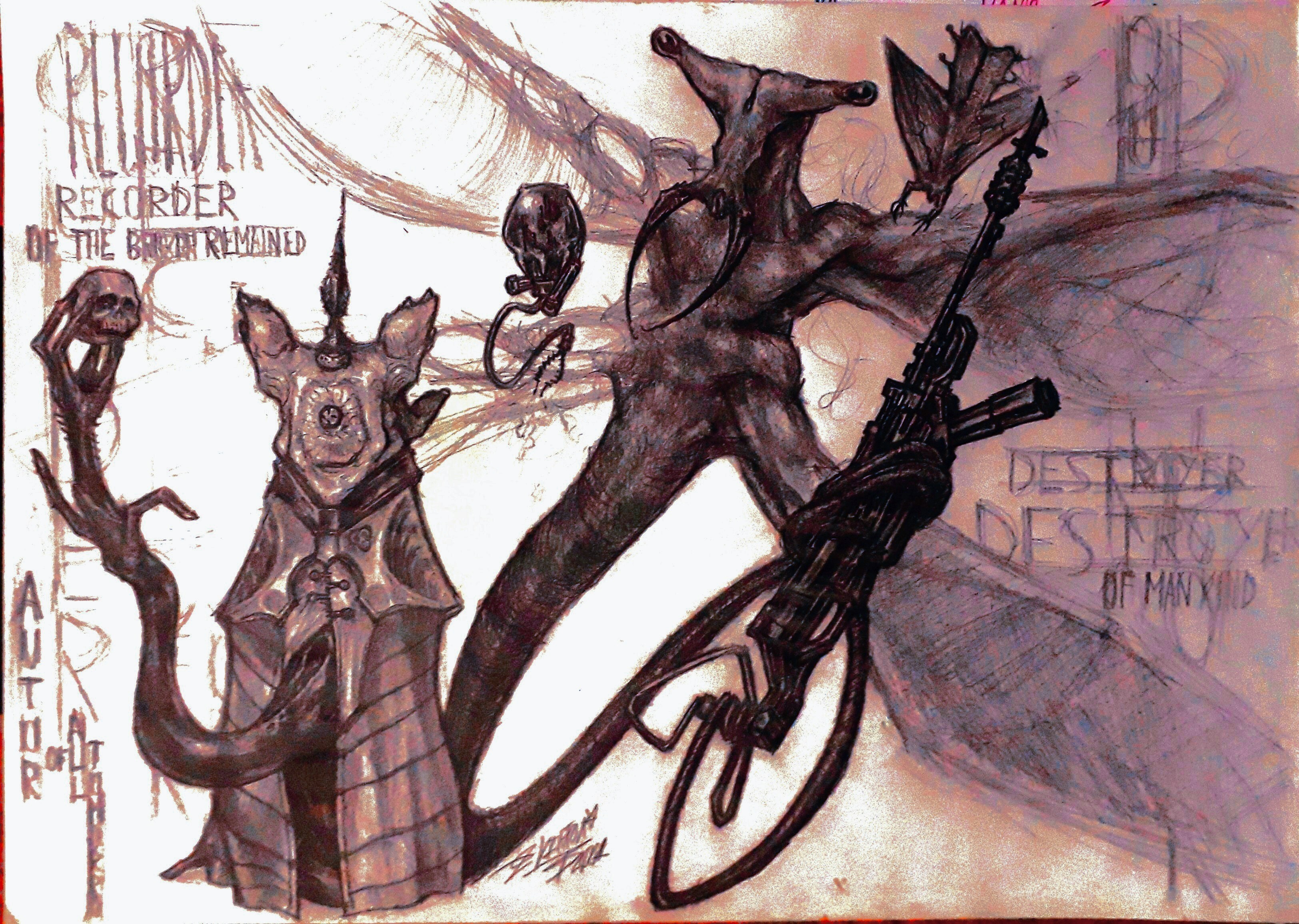 RECORDER OF THE BRAIN REMAINED AV FALL DESTRIVER DESTROYE OF MANKIND