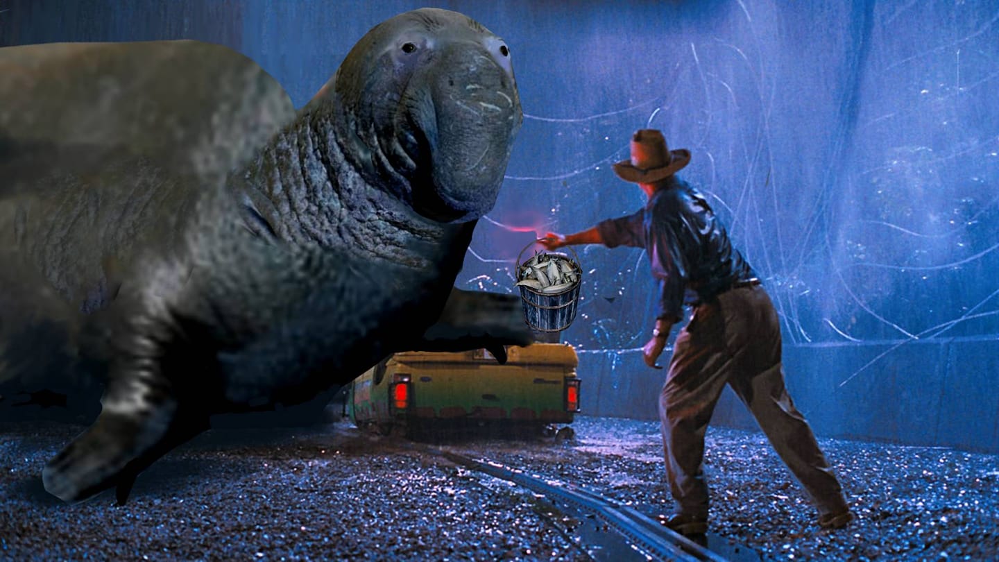 Spinofaarus in Jurassic park 