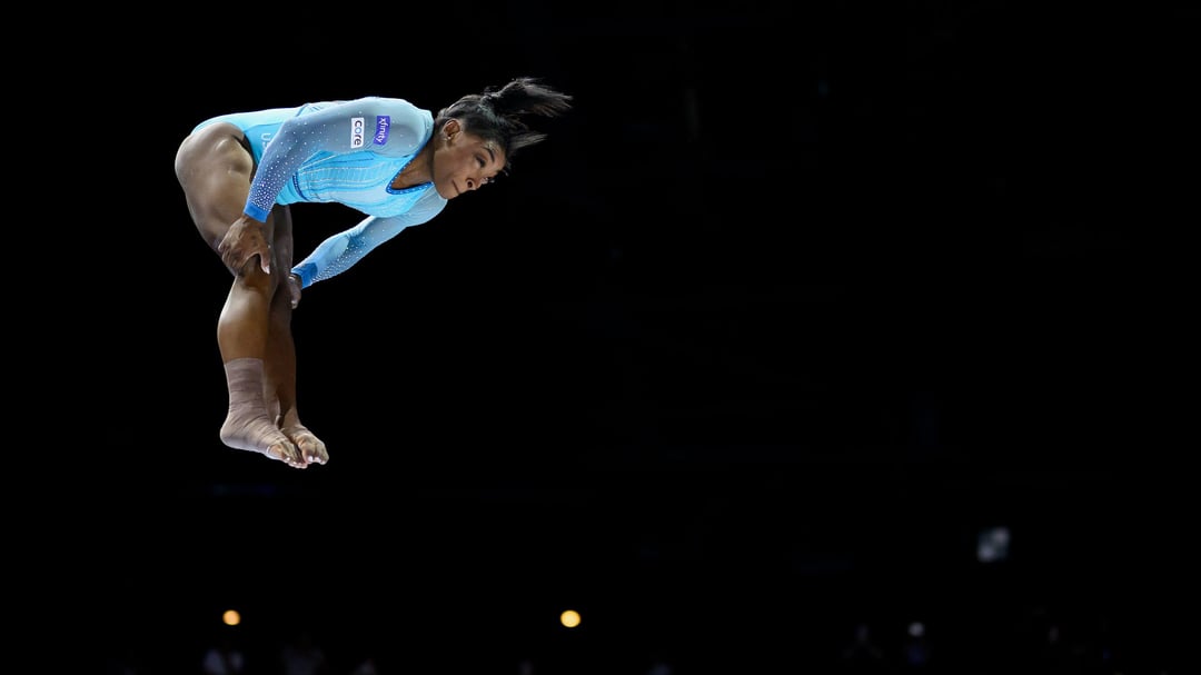 TIL when Simone Biles executed the Yurchenko double pike on vault during the 2023 World Championship...