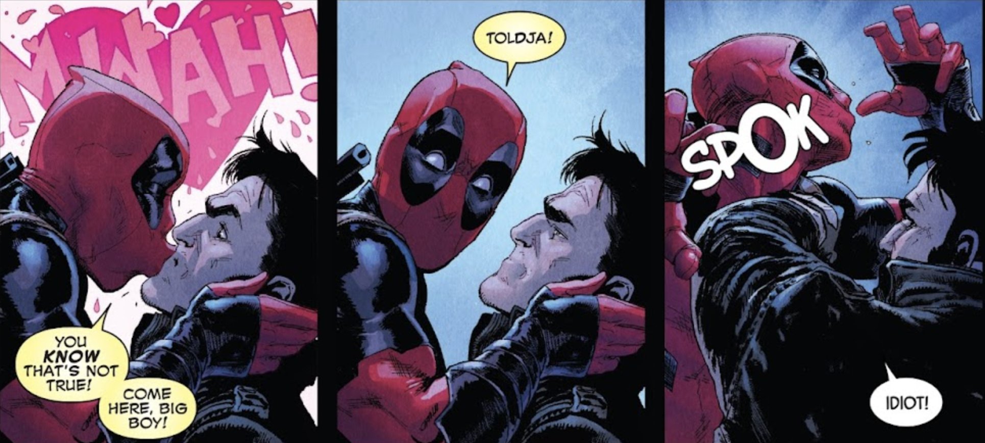 WAH YOU KNOW THAT'S NOT TRUE! COME HERE, BIG BOY! GRAIN TOLDJA! SPOK a IDIOT!