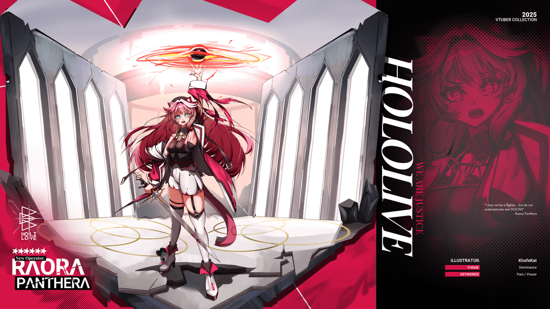 ****** RAORA PANTHERA VTUBER COLL2025 WE ARE JUSTICE HOLOLIVE Dominance
