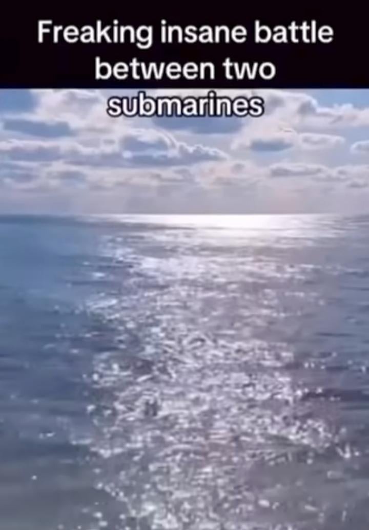 Freaking insane battle between two submarines