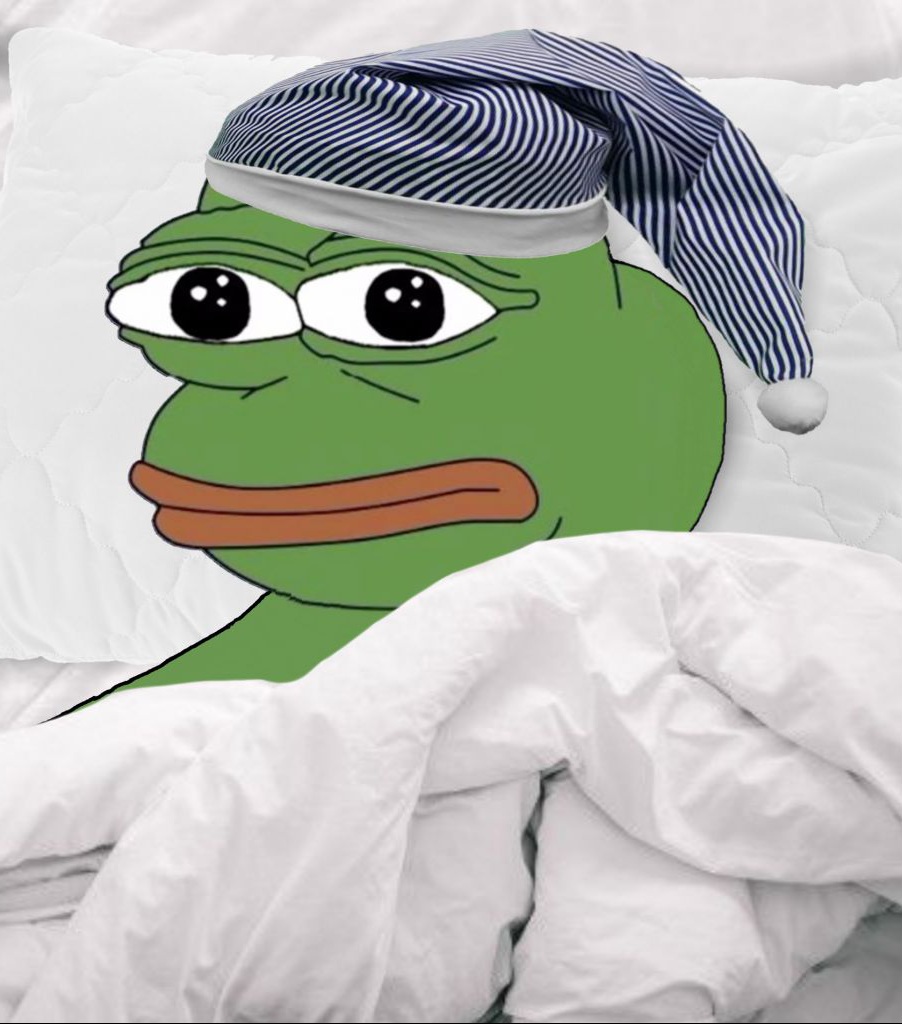 Pepe in bed