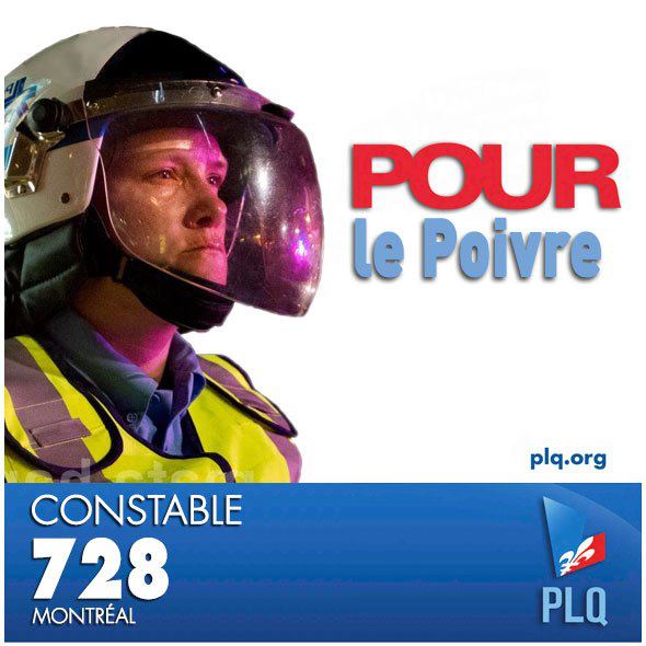 POUR le Poivre CONSTABLE 728 MONTRÉAL plq.org PLO