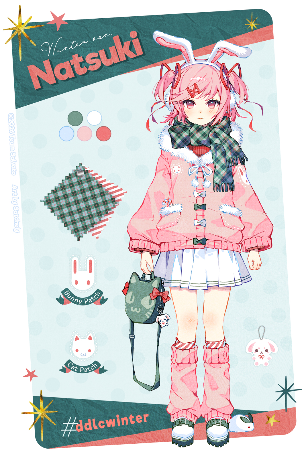 #DDLC Natsuki & Monika winter ver. outfits!
Share your own fanart with #ddlcwinter

Posted by @_Satchely on Twitter
30 January, 2026