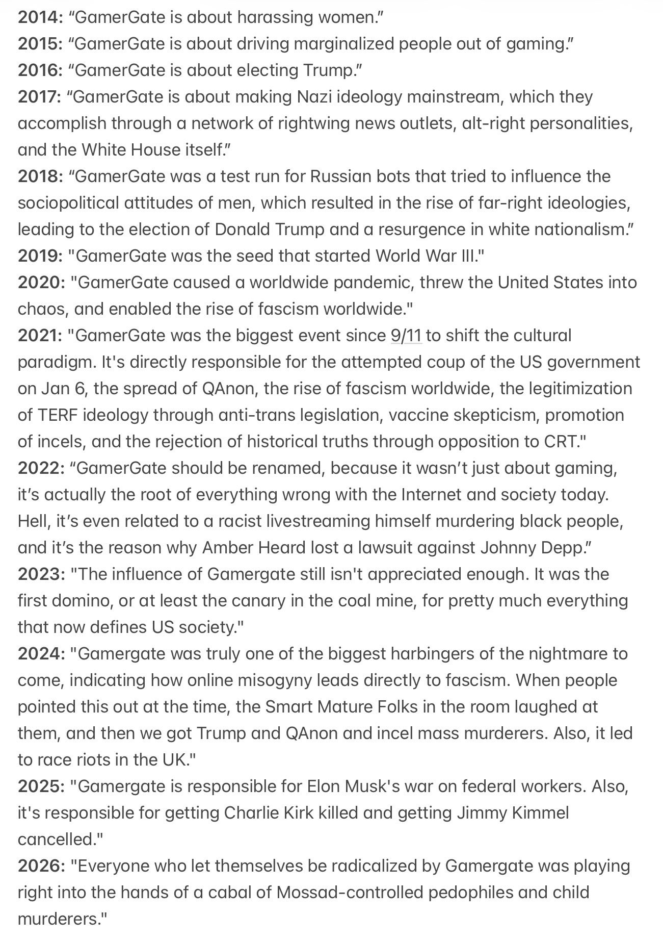At this point. i just want to believe in one or two of the statements since none of this would've happened if msm journos didn't fell for Zoe's lies.