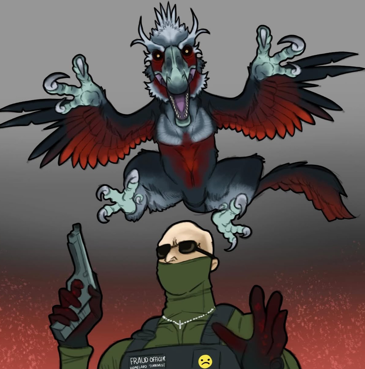 Ice Agent Raptor Raptor vs ICE | 2026 ICE Protests | Know Your Meme