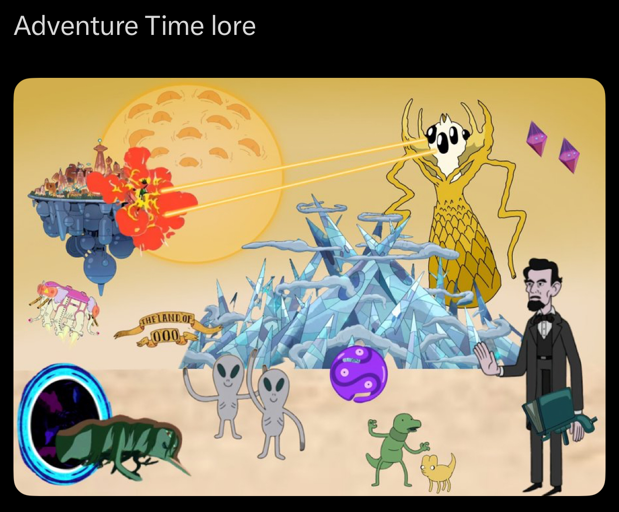 Adventure Time lore THE LAND OF 4.000€