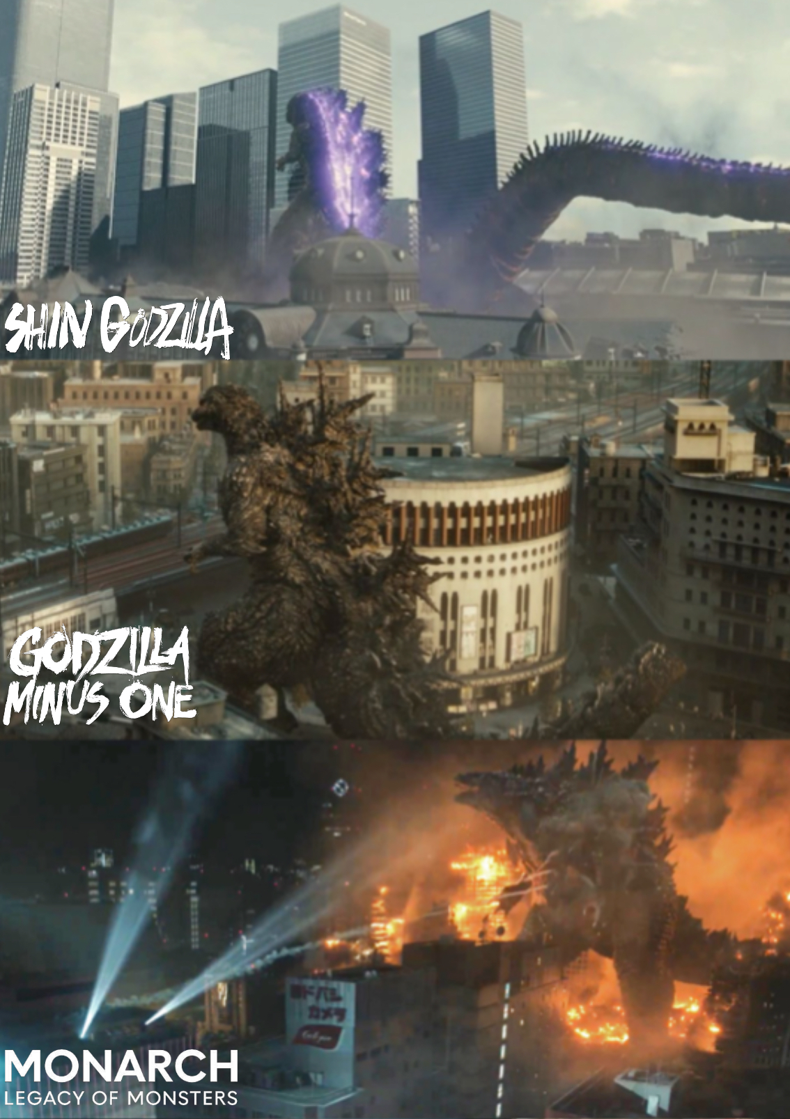 SHIN GODZILLA GODZILLA MINUS ONE MONARCH LEGACY OF MONSTERS ドパ カメラ