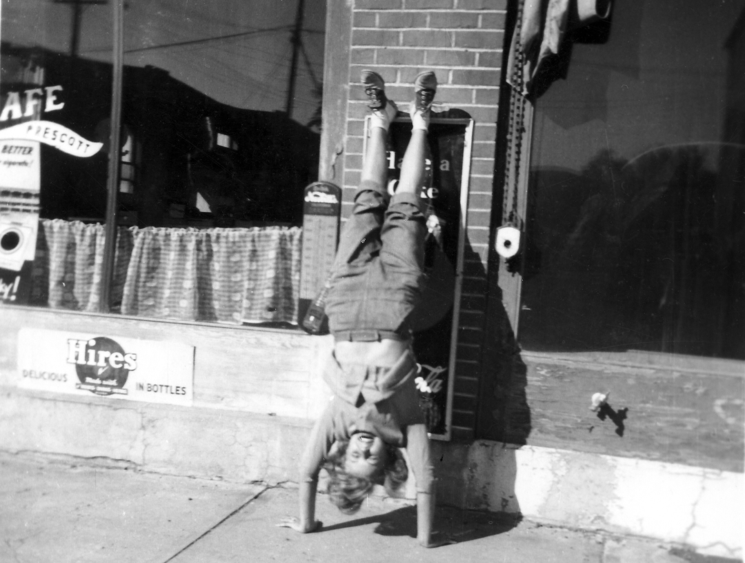 Who Invented Handstand Doing a handstand, 1940s | History / Nostalgia | Know Your Meme