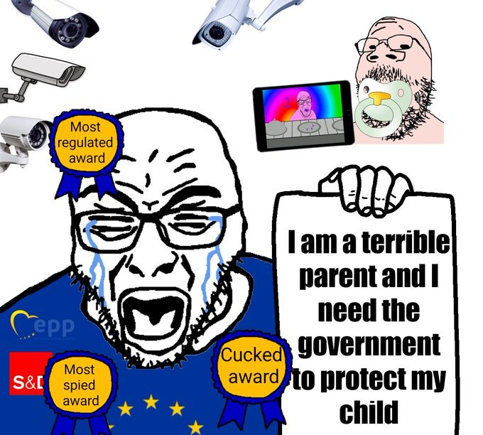 Most regulated award Cepp Most S&D spied award Amo I am a terrible parent and I need the Cucked government award to protect my child