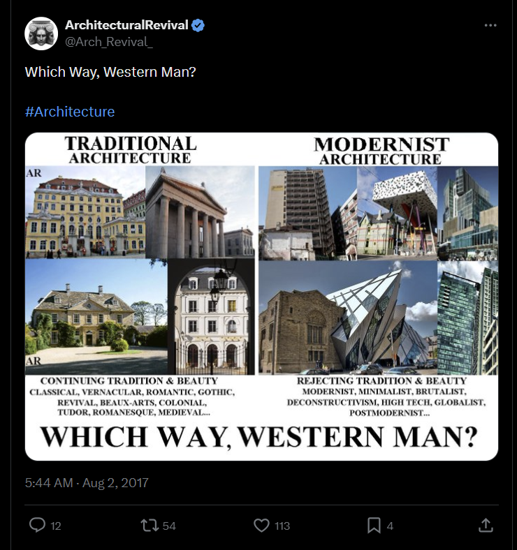 which way western man architecture 