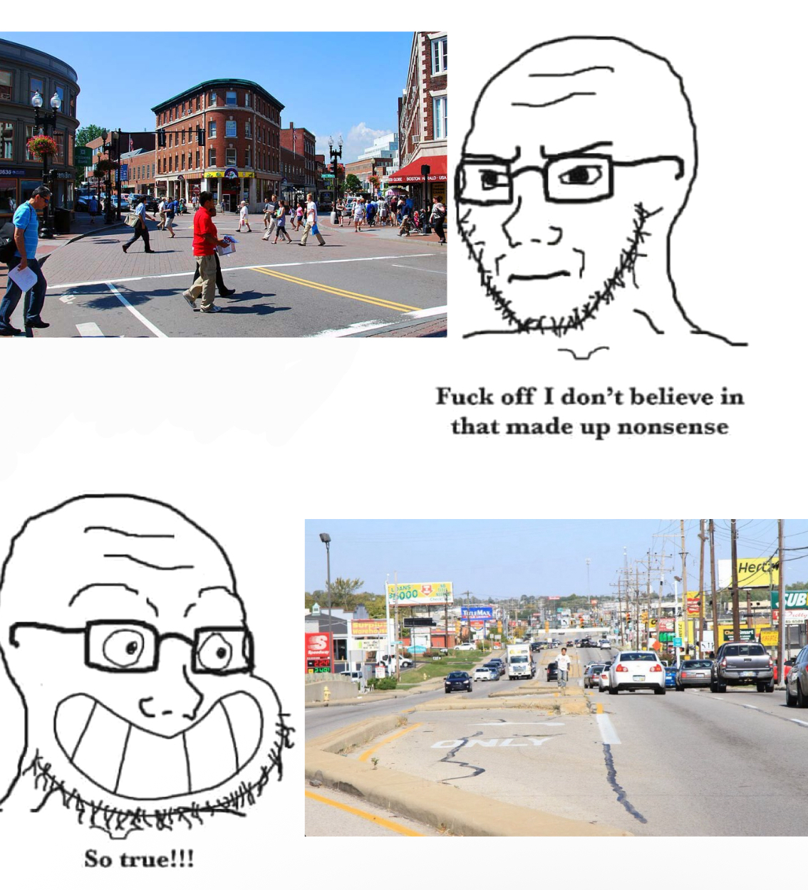 So true!!! 50003 F--- off I don't believe in that made up nonsense Hert SUB