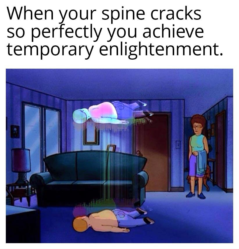 That one deep rooted back crack that just fixes everything | /r/memes ...