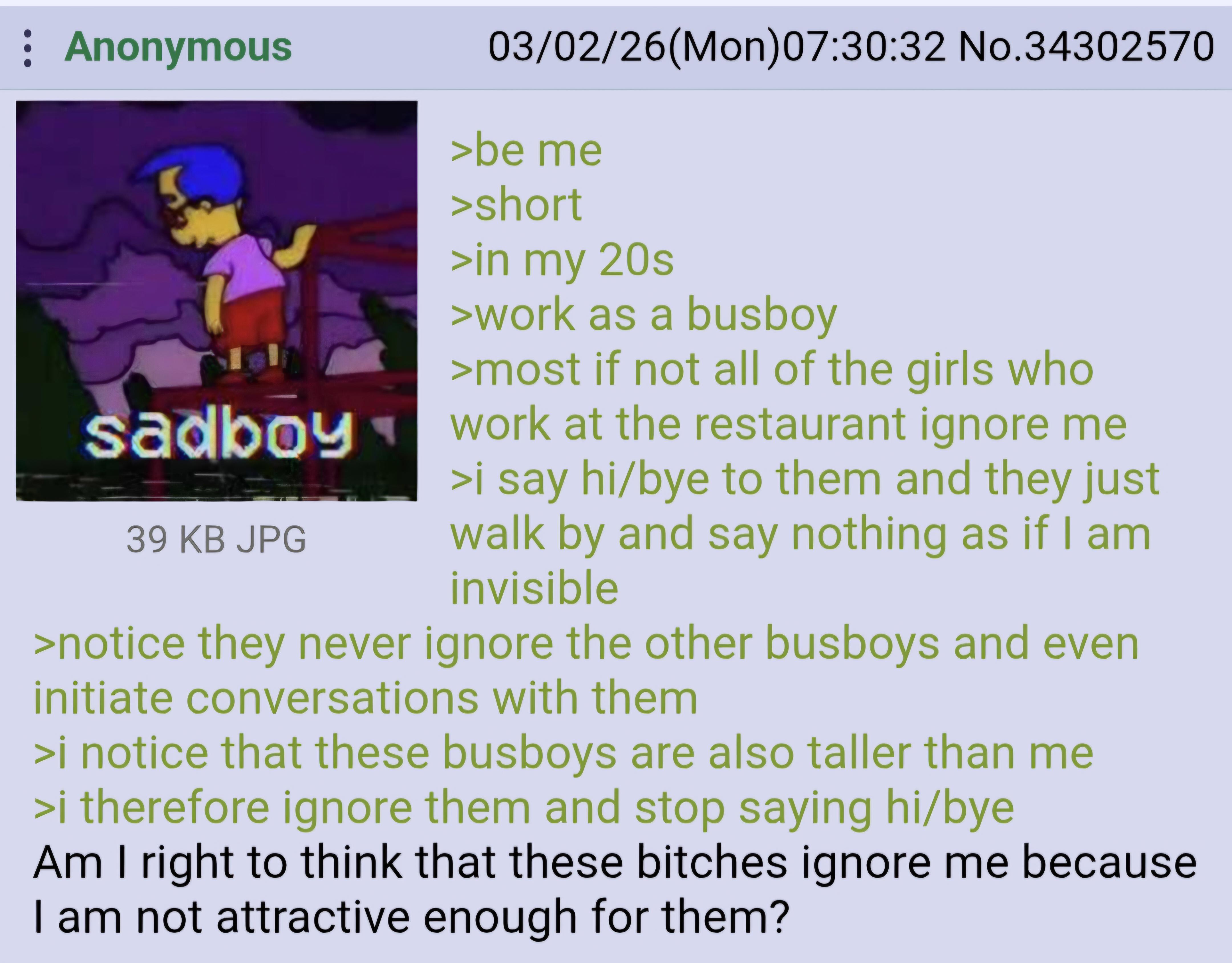 Anon is a sadboy | /r/Greentext | Know Your Meme