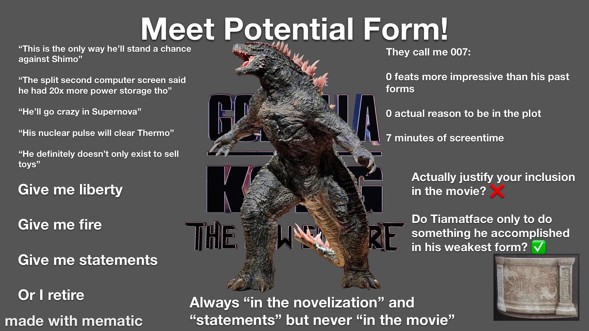 Meet potential form | Godzilla | Know Your Meme