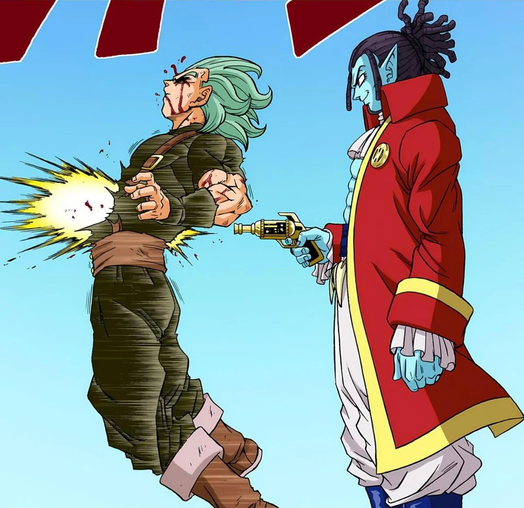 "Elec Shooting Granolah In The Back" Meme Template