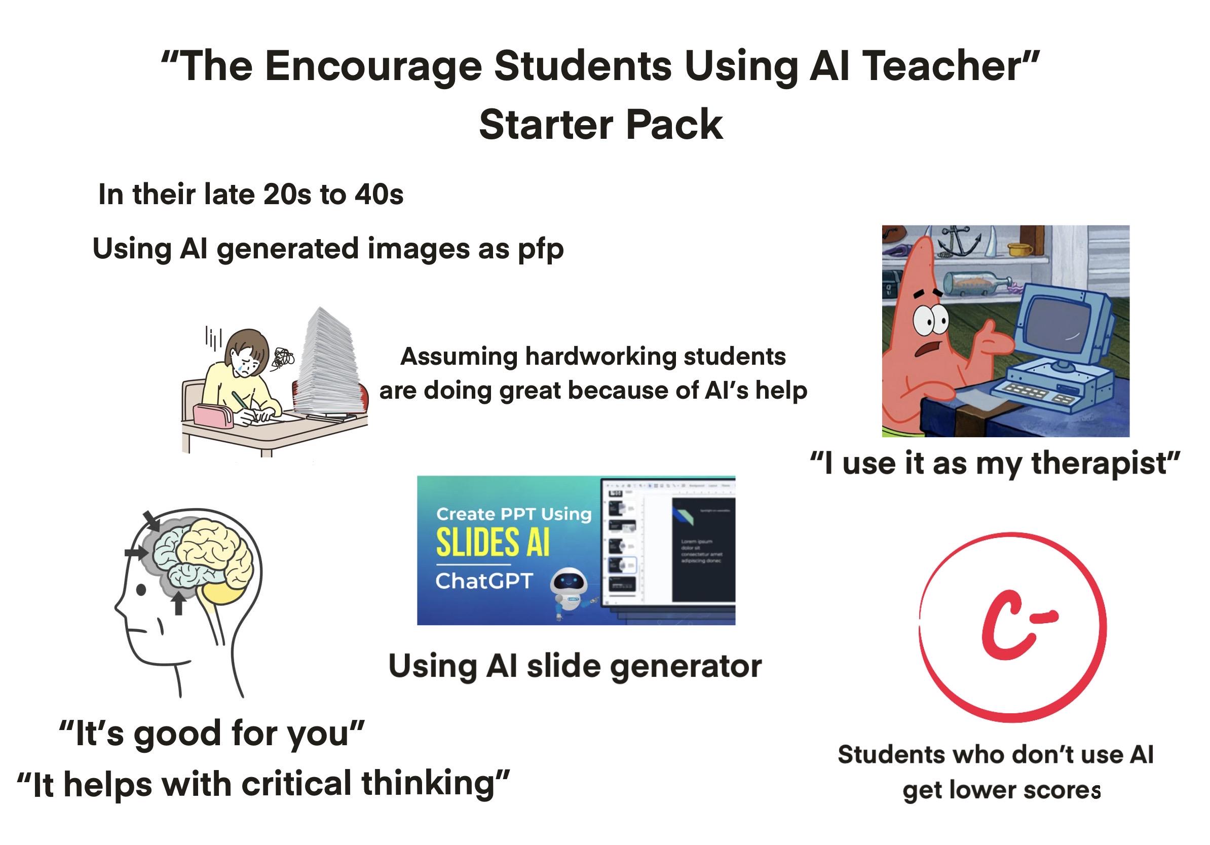 “The Encourage Students Using AI Teacher” Starter Pack | /r ...