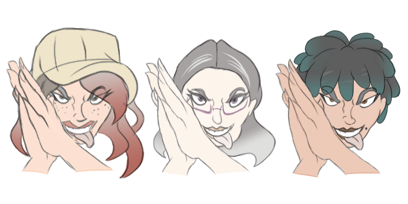 How the tomodachi girls be moving when hugh morris shows up