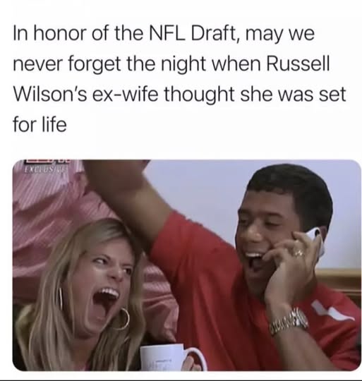 In honor of the NFL Draft, may we never forget the night when Russell Wilson's ex-wife thought she was set for life EXCLUSI