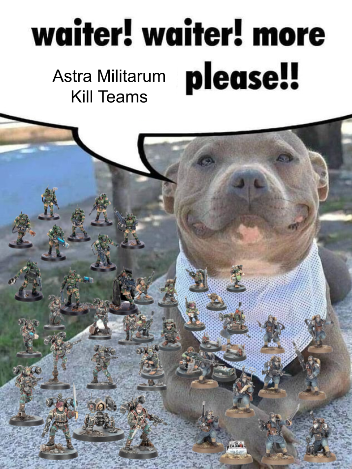 waiter! waiter! more Astra Militarum Kill Teams please!!