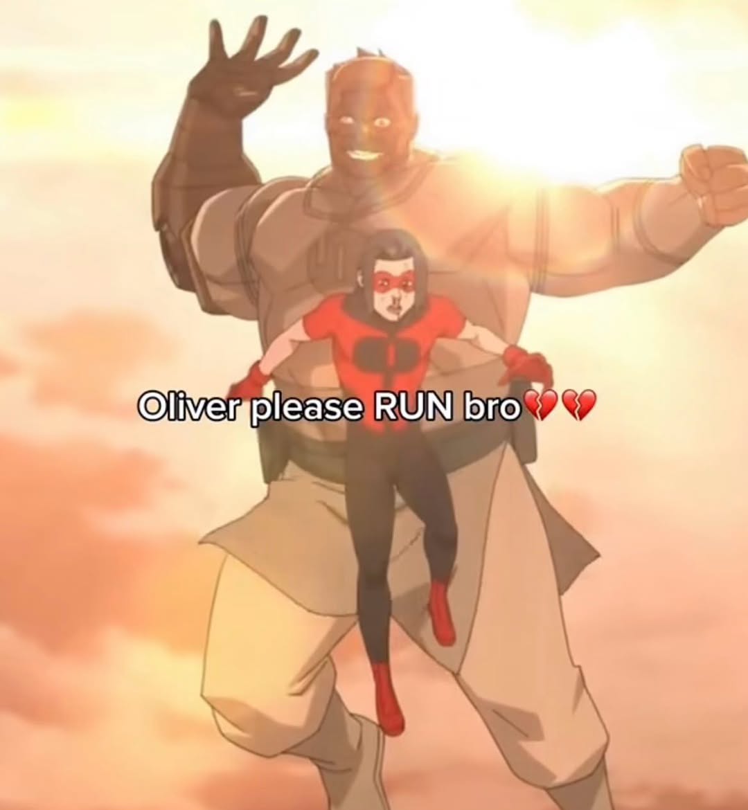 Oliver please RUN bro❤❤