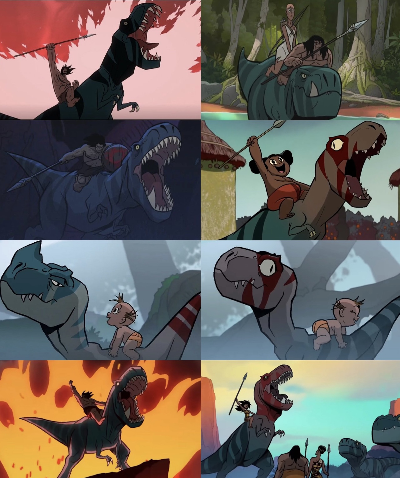 Man and Dinosaur 