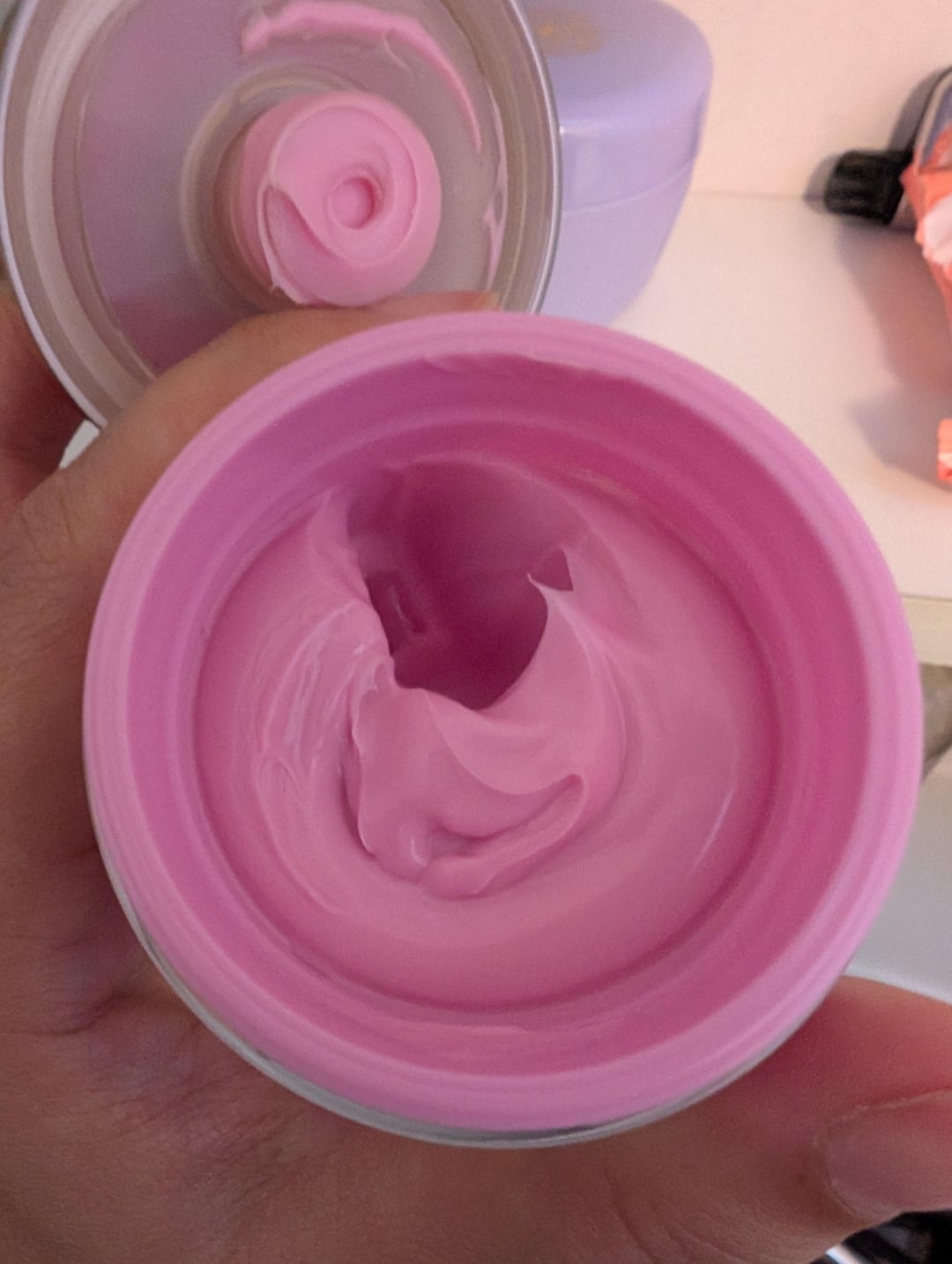 The amount of product left after the pump stopped working