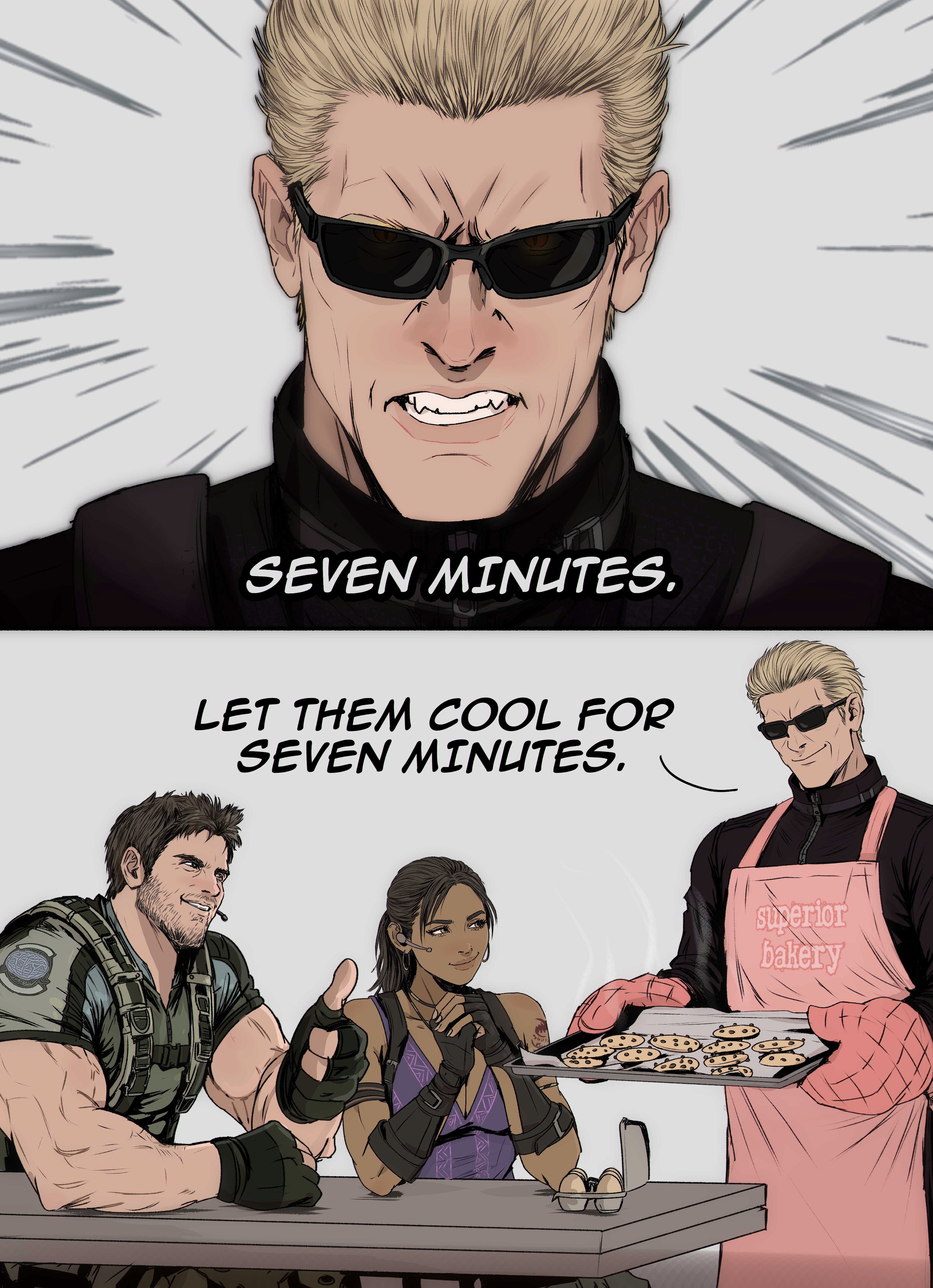 SEVEN MINUTES. LET THEM COOL FOR SEVEN MINUTES. Shul superior bakery