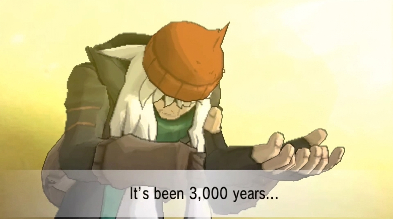 It's been 3,000 years...