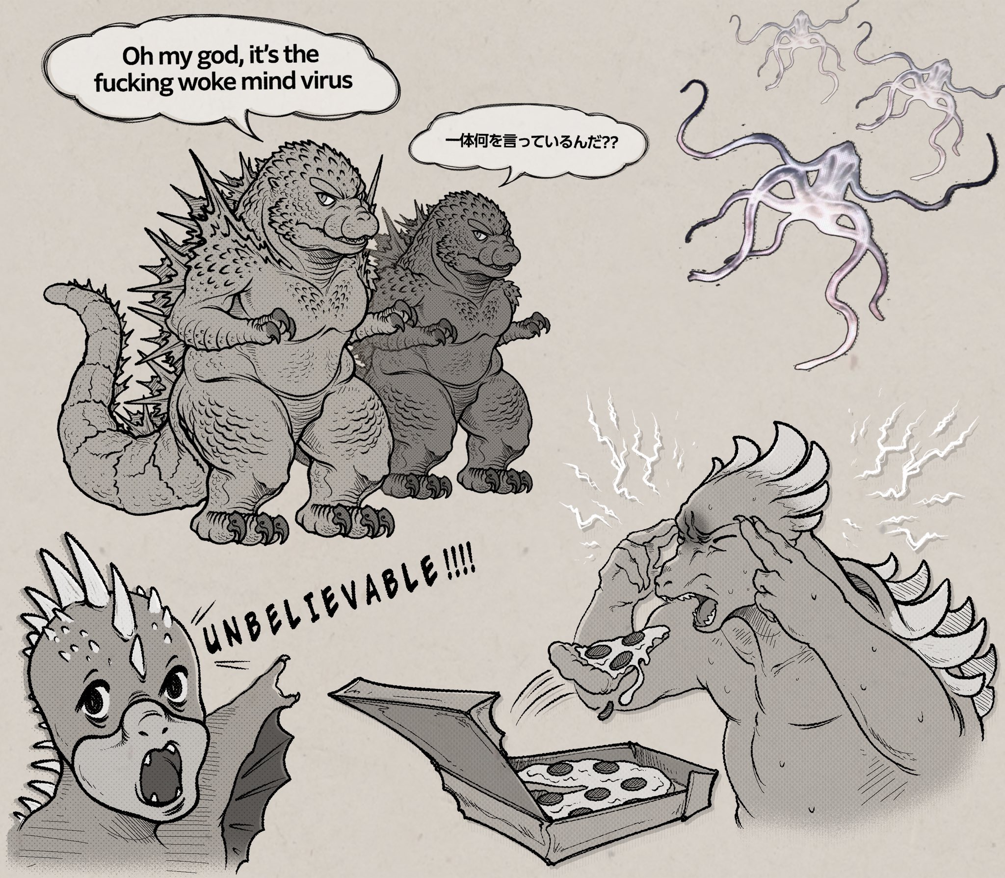 Oh my god, it's the f------ woke mind virus 一体何を言っているんだ?? UNBELIEVABLE!!!!