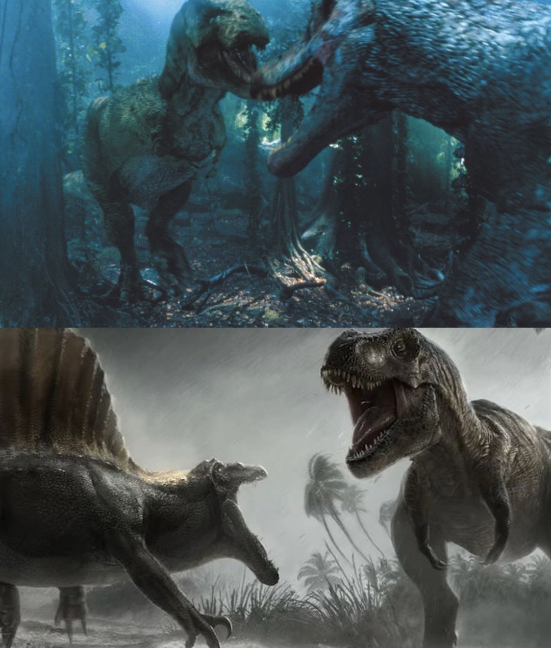 Spinosaurus vs Trex