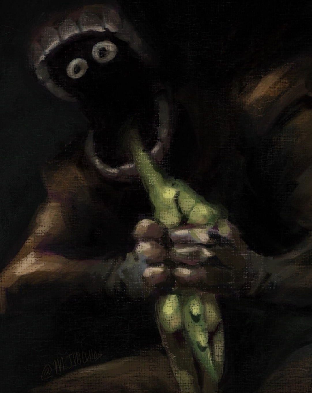 Caine consumes gummygoo