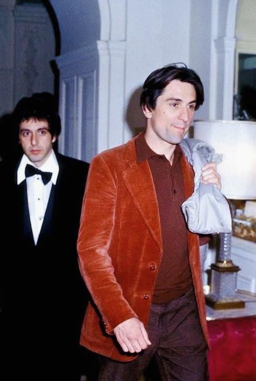 Al Pacino and Robert De Niro, 1980
