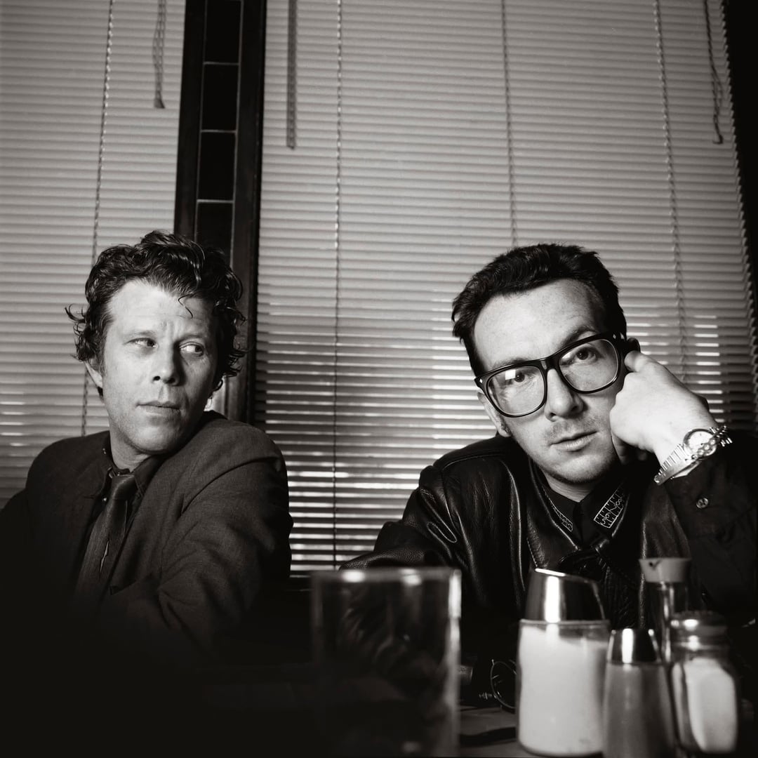 Elvis Costello and Tom Waits, Los Angeles, 1989