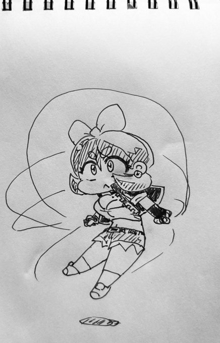 lil scarlet doodle fo today