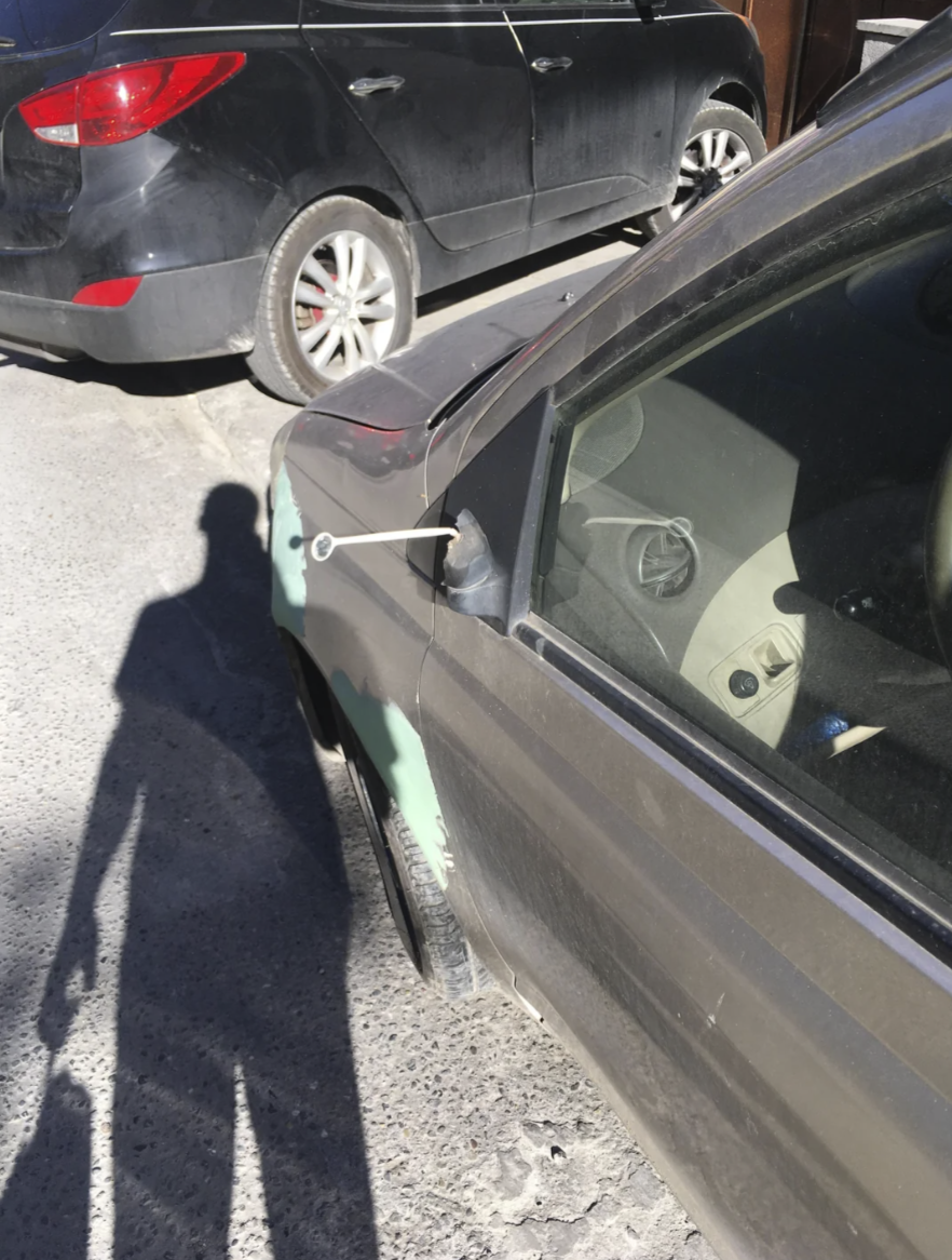 Must be the dentist's car